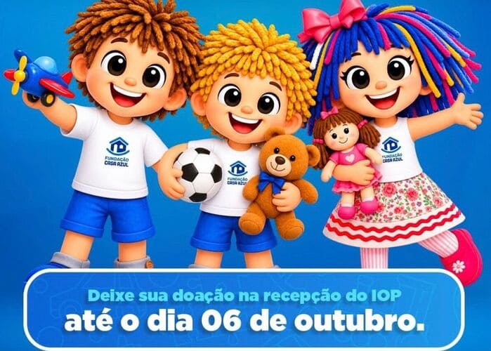 Campanha Casa Azul em busca de doações de brinquedos para crianças de Petrolina.