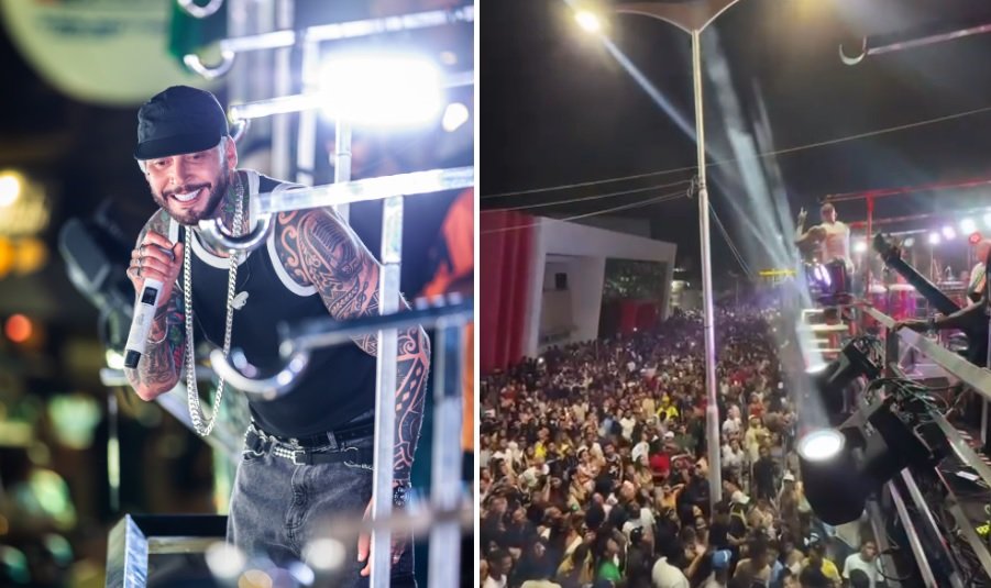 Em trio elétrico, Kannário declara apoio à reeleição de Lula com a frase “Sempre serei ‘nove dedos'”