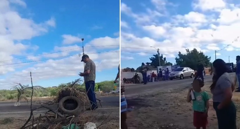 Moradores de Porto da Ilha, em Petrolina (PE), manifestam insatisfação com a escassez de água