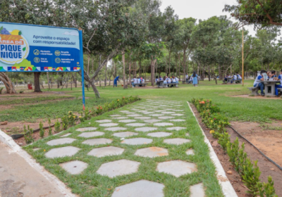 Orientações para aproveitar a área de piquenique no Parque Josepha Coelho em Petrolina (PE)