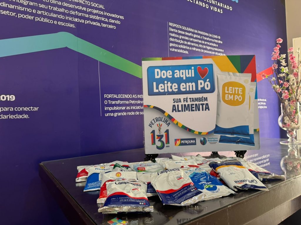Transforma Petrolina promove arrecadação de leite em pó durante a 6ª Caminhada São Miguel Arcanjo