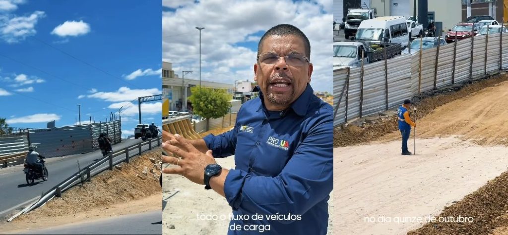 AMTT informa que rampa ao lado do Banco do Brasil será desativada na Travessia Urbana Juazeiro, diz diretor Paulo Lima