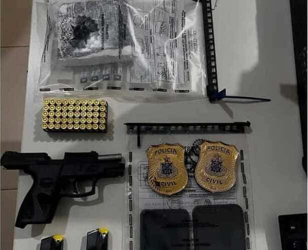 Casal é detido em flagrante com drogas e arma em Uauá