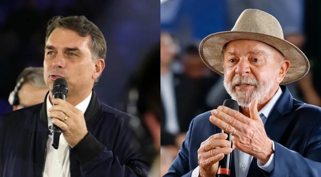 Empate entre Flávio Bolsonaro e Lula em duas cidades; confira onde