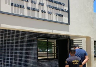 Homem investigado por homicídio é detido durante ação policial em Santa Maria da Boa Vista