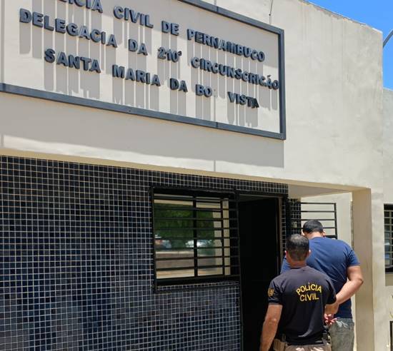 Homem investigado por homicídio é detido durante ação policial em Santa Maria da Boa Vista