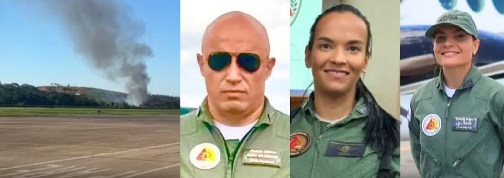 Identificadas as vítimas do acidente com avião da PM no interior de MG