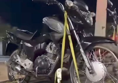 Motociclista que realizava manobras na Orla de Petrolina é detido por policiais do 2° BIEsp e motocicleta é apreendida