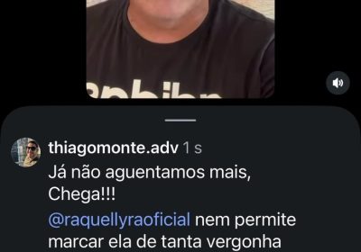 Seguidor critica governadora Raquel Lyra sobre falta de água em Petrolina: “Nem permite a gente marcar ela, de tanta vergonha”